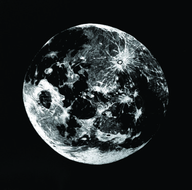 Printmaking titled "Moon" by Ségolène Carron, Original Artwork, Engraving
