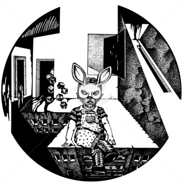 PARABLE // 2 Gravures & estampes intitulée "PARABLE // 2" par Ilies Olga, Œuvre d'art originale, Sérigraphie
