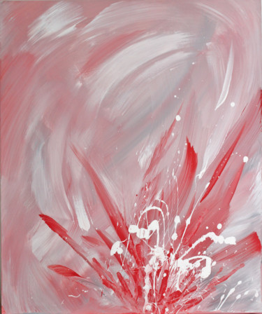 Painting titled "Eruption" by Sekeling, Original Artwork, Acrylic