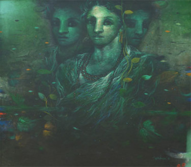 Painting titled "Untitled" by Sekhar Kar, Original Artwork