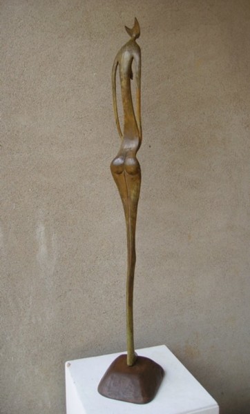 Sculpture titled "Grace II" by Sekou, Original Artwork, Metals