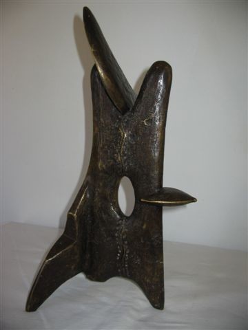 Sculpture intitulée "Influence de la lun…" par Sekou, Œuvre d'art originale