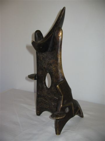 Sculpture titled "Influence de la lun…" by Sekou, Original Artwork