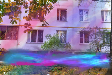 Photography titled "Симфония цветных ог…" by Qiwi, Original Artwork, Light Painting