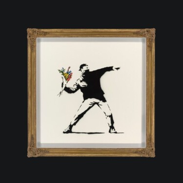 Love is in the Air, de Banksy, sera divisé en 10 000 NFT.