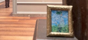 Artiste Miniaturiste : Sa Minuscule Version de Monet Réunie avec l'Original