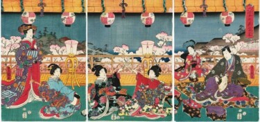 Célébration des fleurs de cerisier : capturer le Hanami à travers l'art et la tradition