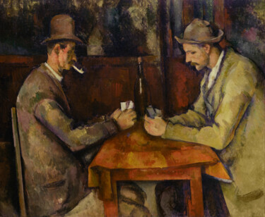 Die Kartenspieler (1890-95) von Paul Cézanne