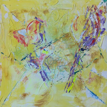 Картина под названием "Luce" - Selene Fertonani (Selene), Подлинное произведение искусства, Акрил Установлен на Деревянная р…