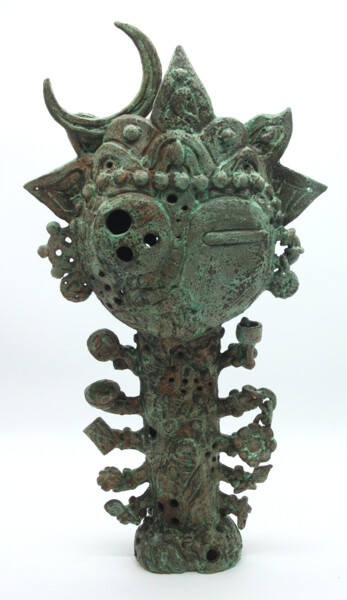 Sculpture titled "Shiva" by Selim Stamrad, Original Artwork, Ceramics