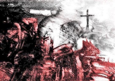 Digital Arts titled "Saved from Hell" by Albert Sellaman, Original Artwork, Digital Painting