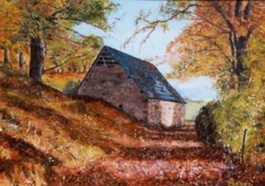 Peinture intitulée "LA BERGERIE" par Jean-Claude Selles Brotons, Œuvre d'art originale, Huile