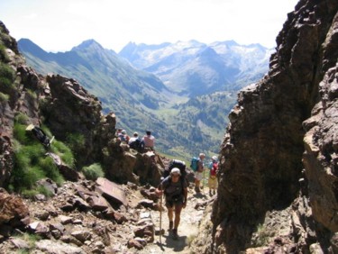 Fotografia intitolato "col pyrénéen photo…" da Jean-Claude Selles Brotons, Opera d'arte originale