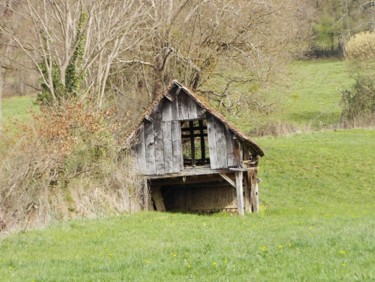 Photography titled "la grange au foin à…" by Jean-Claude Selles Brotons, Original Artwork