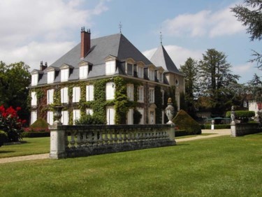 Fotografie getiteld "Château de Laas fac…" door Jean-Claude Selles Brotons, Origineel Kunstwerk
