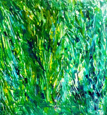 Painting titled "Eucalyptus thickets…" by Selena Sashina, Original Artwork, Acrylic