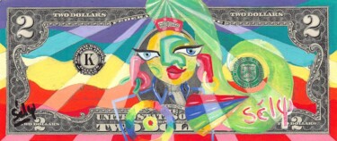 Peinture intitulée "Rainbow fever" par Sely, Œuvre d'art originale, Acrylique