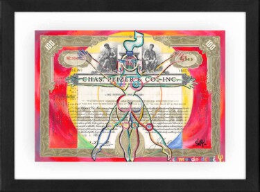 Pintura intitulada "Vitruve VS Sely" por Sely, Obras de arte originais, Acrílico