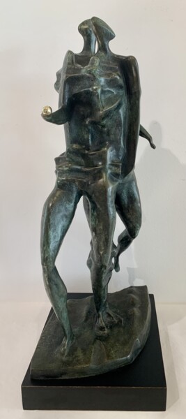 Sculpture titled "Adam et Eve" by Semion Rabinkov, Original Artwork, Bronze