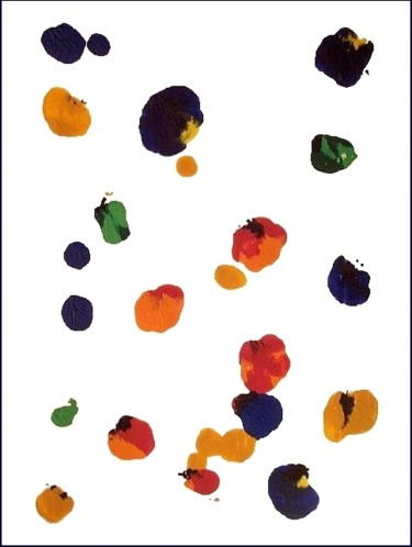 Peinture intitulée "Fleurs" par Sena, Œuvre d'art originale