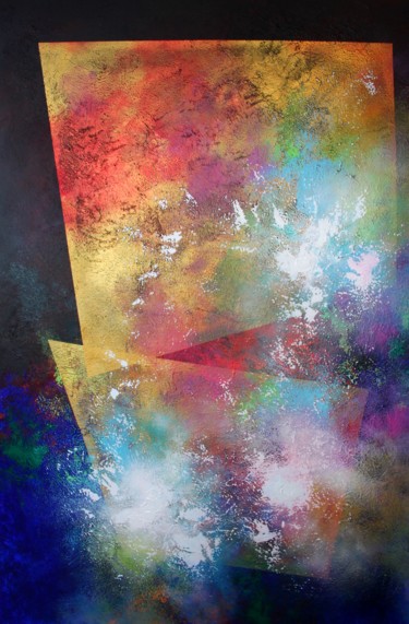 Картина под названием "Two lucky days" - Alex Senchenko, Подлинное произведение искусства, Акрил Установлен на Деревянная ра…