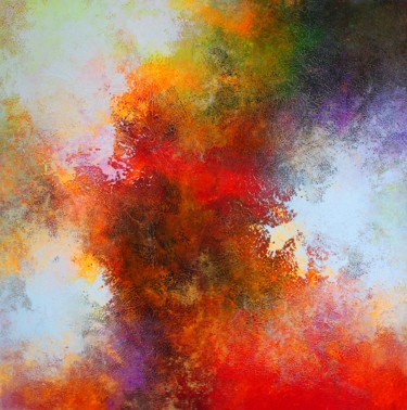 Картина под названием "Chaos" - Alex Senchenko, Подлинное произведение искусства, Акрил Установлен на Деревянная рама для но…