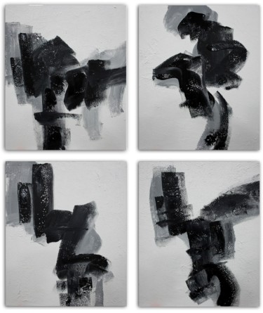 Картина под названием "Abstract 101" - Alex Senchenko, Подлинное произведение искусства, Акрил