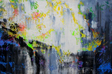 Картина под названием "Abstract 116" - Alex Senchenko, Подлинное произведение искусства, Акрил
