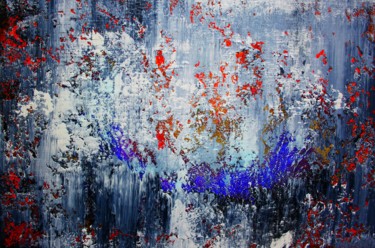 Картина под названием "Abstract 1130" - Alex Senchenko, Подлинное произведение искусства, Акрил Установлен на Деревянная рам…