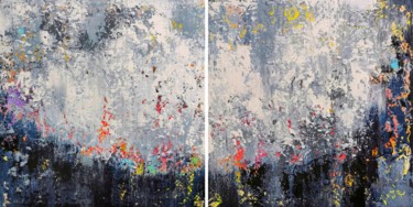 Картина под названием "Abstract 1164" - Alex Senchenko, Подлинное произведение искусства, Акрил Установлен на Деревянная рам…
