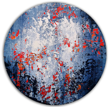제목이 "Abstract 1165"인 미술작품 Alex Senchenko로, 원작, 아크릴 나무 들것 프레임에 장착됨