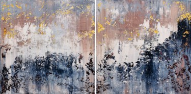 제목이 "Abstract 1245"인 미술작품 Alex Senchenko로, 원작, 아크릴 나무 들것 프레임에 장착됨