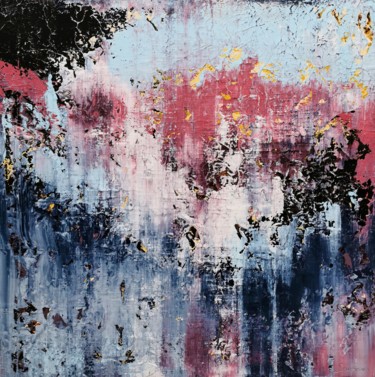 Картина под названием "Abstract 1248" - Alex Senchenko, Подлинное произведение искусства, Акрил Установлен на Деревянная рам…