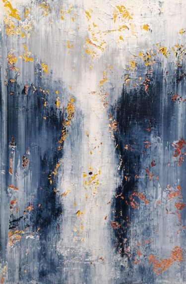Картина под названием "Abstract 1251" - Alex Senchenko, Подлинное произведение искусства, Акрил Установлен на Деревянная рам…