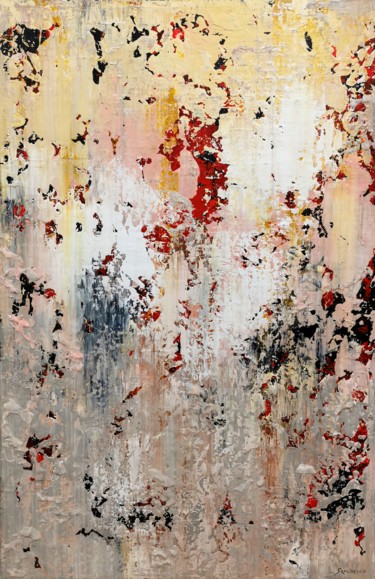 Картина под названием "Abstract 1262" - Alex Senchenko, Подлинное произведение искусства, Акрил Установлен на Деревянная рам…
