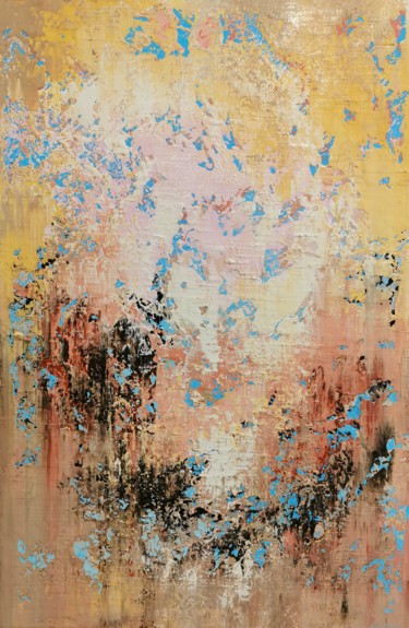 Картина под названием "Abstract 1263" - Alex Senchenko, Подлинное произведение искусства, Акрил Установлен на Деревянная рам…