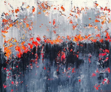 Картина под названием "Abstract 2102" - Alex Senchenko, Подлинное произведение искусства, Акрил Установлен на Деревянная рам…