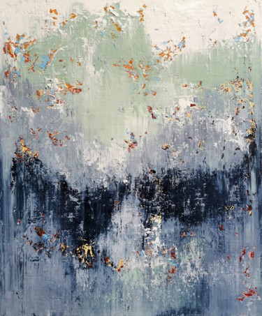 Картина под названием "Abstract 2109" - Alex Senchenko, Подлинное произведение искусства, Акрил Установлен на Деревянная рам…