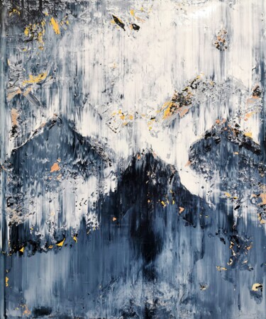 Картина под названием "Abstract 2207" - Alex Senchenko, Подлинное произведение искусства, Акрил Установлен на Деревянная рам…