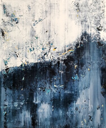 Картина под названием "Abstract 2208" - Alex Senchenko, Подлинное произведение искусства, Акрил Установлен на Деревянная рам…