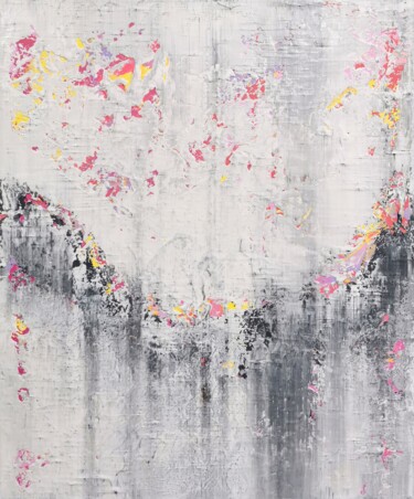 Картина под названием "Abstract 2211" - Alex Senchenko, Подлинное произведение искусства, Акрил Установлен на Деревянная рам…