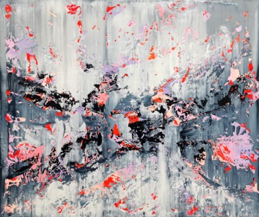 Картина под названием "Abstract 2217" - Alex Senchenko, Подлинное произведение искусства, Акрил Установлен на Деревянная рам…