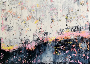 Картина под названием "Abstract 2236" - Alex Senchenko, Подлинное произведение искусства, Акрил Установлен на Деревянная рам…
