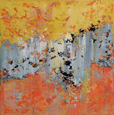 Картина под названием "Abstract 2250" - Alex Senchenko, Подлинное произведение искусства, Акрил Установлен на Деревянная рам…