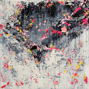 Картина под названием "Abstract 2252" - Alex Senchenko, Подлинное произведение искусства, Акрил Установлен на Деревянная рам…