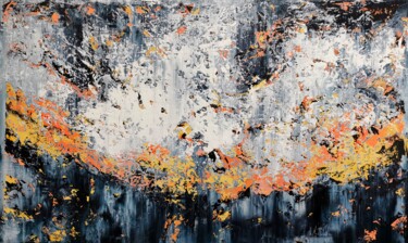 Картина под названием "Abstract 2253" - Alex Senchenko, Подлинное произведение искусства, Акрил Установлен на Деревянная рам…