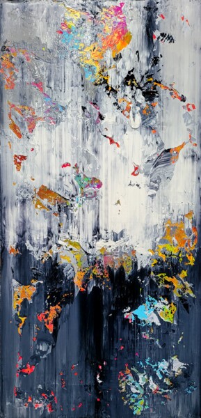 Pittura intitolato "Abstract 22116" da Alex Senchenko, Opera d'arte originale, Acrilico Montato su Telaio per barella in leg…