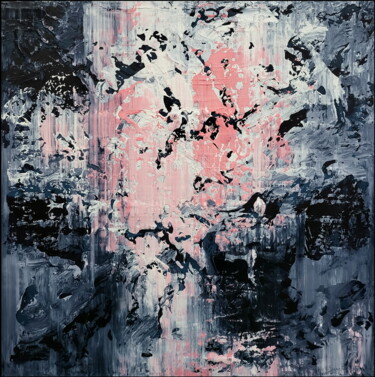 Картина под названием "Abstract 22158" - Alex Senchenko, Подлинное произведение искусства, Акрил Установлен на Деревянная ра…
