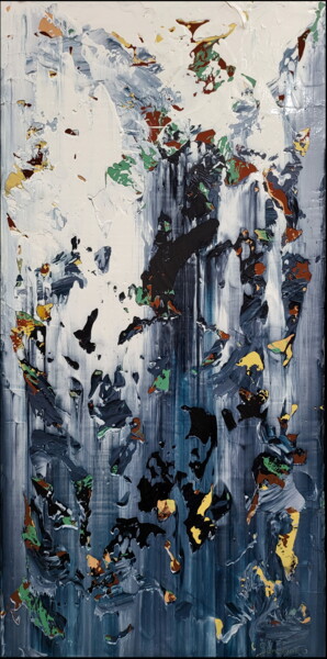 Pittura intitolato "Abstract 22165" da Alex Senchenko, Opera d'arte originale, Acrilico Montato su Telaio per barella in leg…