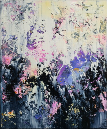 Картина под названием "Abstract 2305" - Alex Senchenko, Подлинное произведение искусства, Акрил Установлен на Деревянная рам…
